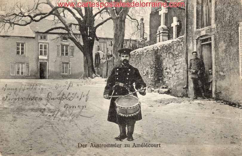 Cartes Postales Anciennes de Lorraine - Amelécourt (57170) - Le Tambour de  Ville.